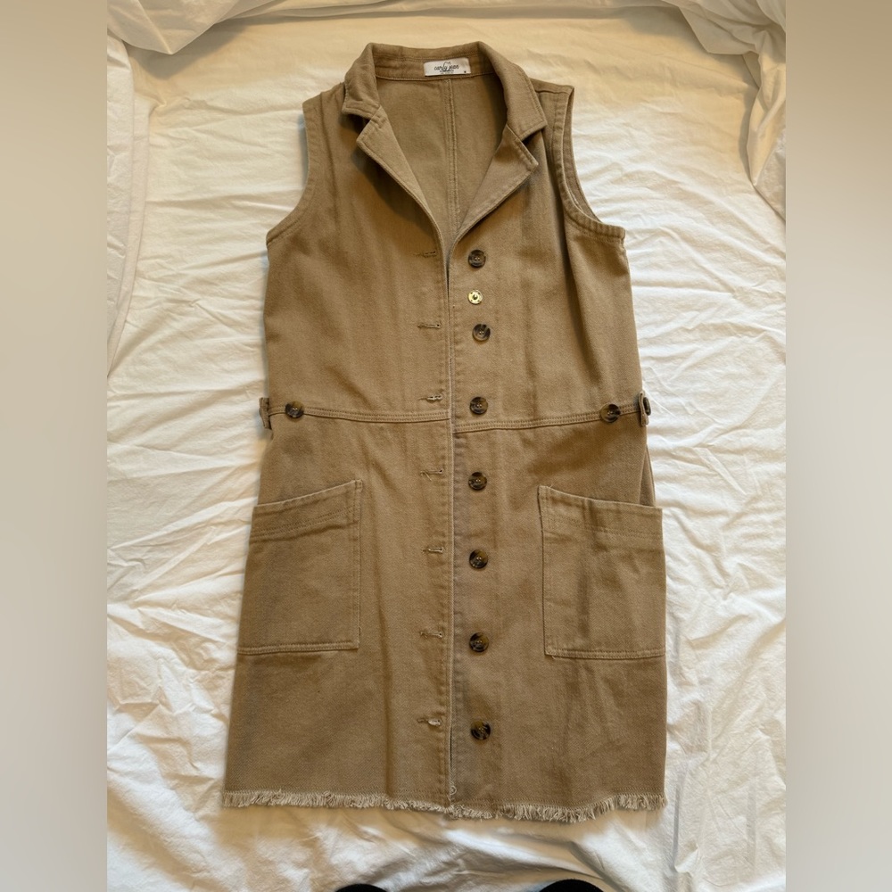 Carly Jean Los Angeles dress/vest nwot